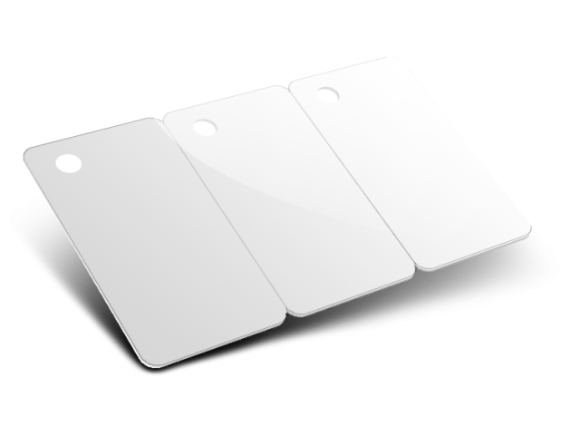 Zebra Card in Pvc 0,76mm "Tricard" (100 Pcs)