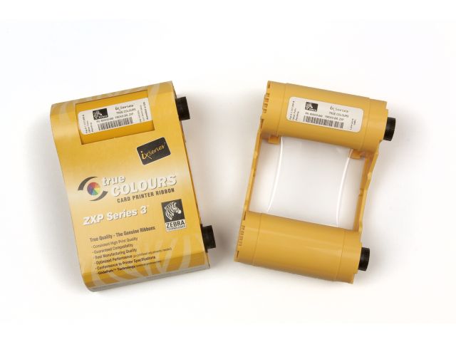Zebra ZXP3 ribbon - silver - 1000 prints