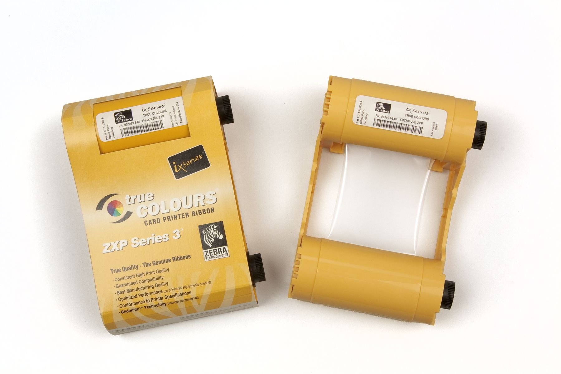 好きに with ribbon colour Black overlay printer Zebra ZXP3 for バッグ